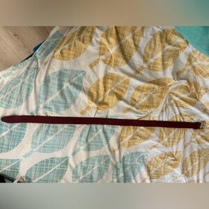 Amanda Smith Burgundy Belt